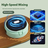 New smart temperature-measuring magnetic automatic stirring cup, electric portable coffee cup, milkshake cup, sports and fitness