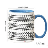 Hide Message Coffee Mug Ceramic Chocolate Milk Cup Modern Coffee Lover Gift Kitchen Accessories Message Coffee Tumbler