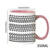 Hide Message Coffee Mug Ceramic Chocolate Milk Cup Modern Coffee Lover Gift Kitchen Accessories Message Coffee Tumbler