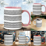 Hide Message Coffee Mug Ceramic Chocolate Milk Cup Modern Coffee Lover Gift Kitchen Accessories Message Coffee Tumbler