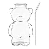 Glass Coffee Cups 320ml Reusable Tumbler Funny Cute Glass Cups Coffee Drinkware for Iced Hot Milk Juice Water Cocktail Beer Wine