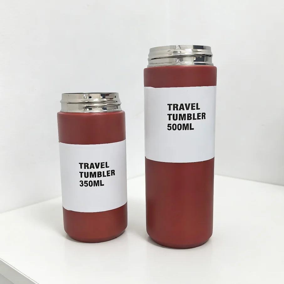 Travel Tumbler Thermos Mug 350/500ML Stainless Steel Double Wall Tea Coffee Vacuum Flask