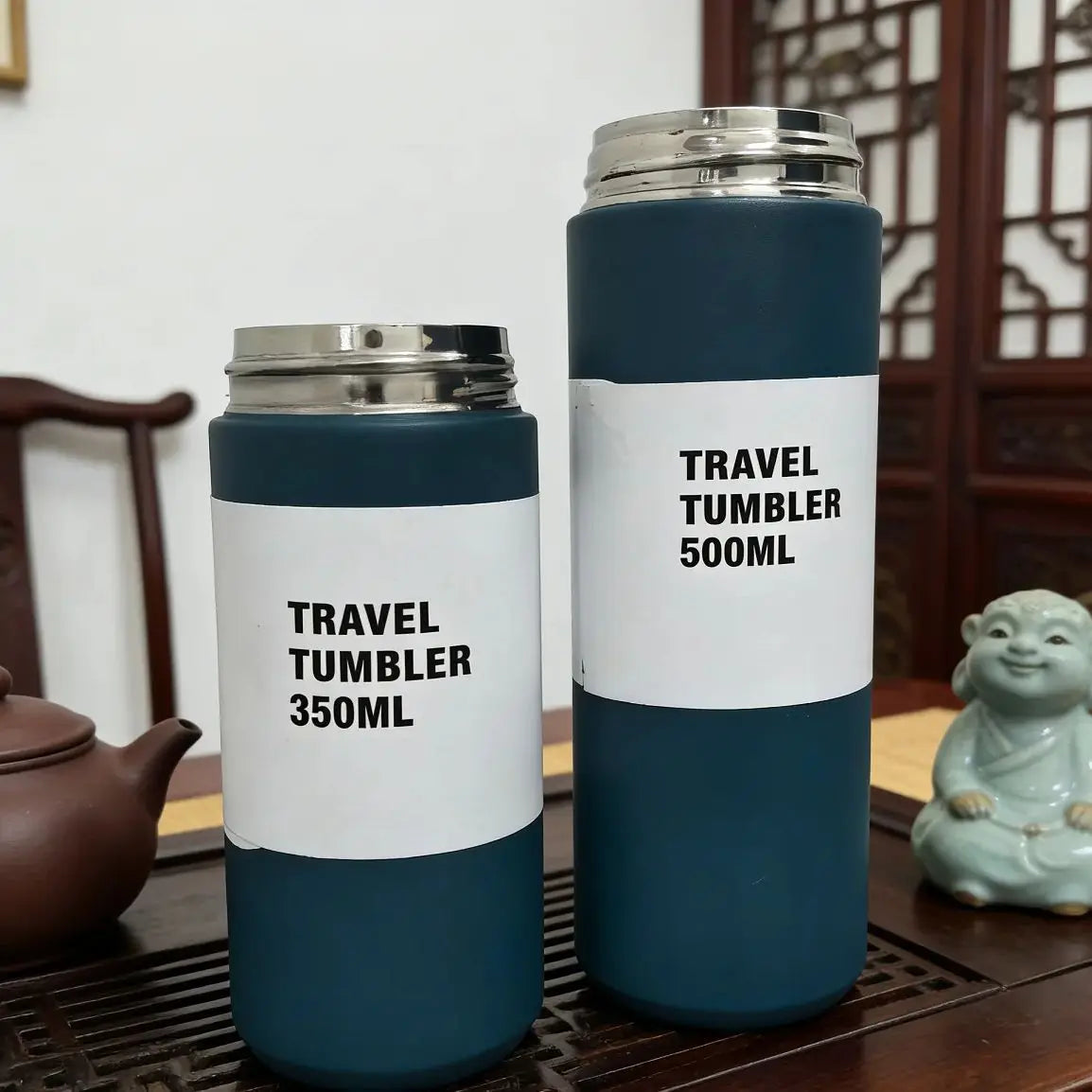 Travel Tumbler Thermos Mug 350/500ML Stainless Steel Double Wall Tea Coffee Vacuum Flask