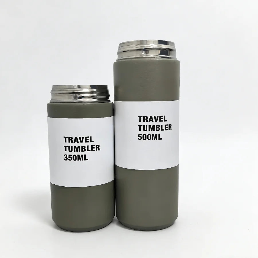 Travel Tumbler Thermos Mug 350/500ML Stainless Steel Double Wall Tea Coffee Vacuum Flask