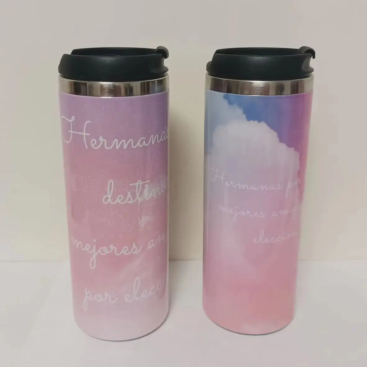 DIY 450ML Coffee Cup Customized Print with Your LOGO PHOTO Name TEXT Thermos Tumbler for Office Drink Water Keep Cold and Hot