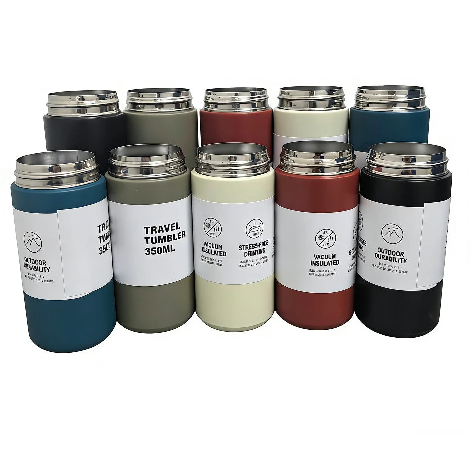 Travel Tumbler Thermos Mug 350/500ML Stainless Steel Double Wall Tea Coffee Vacuum Flask